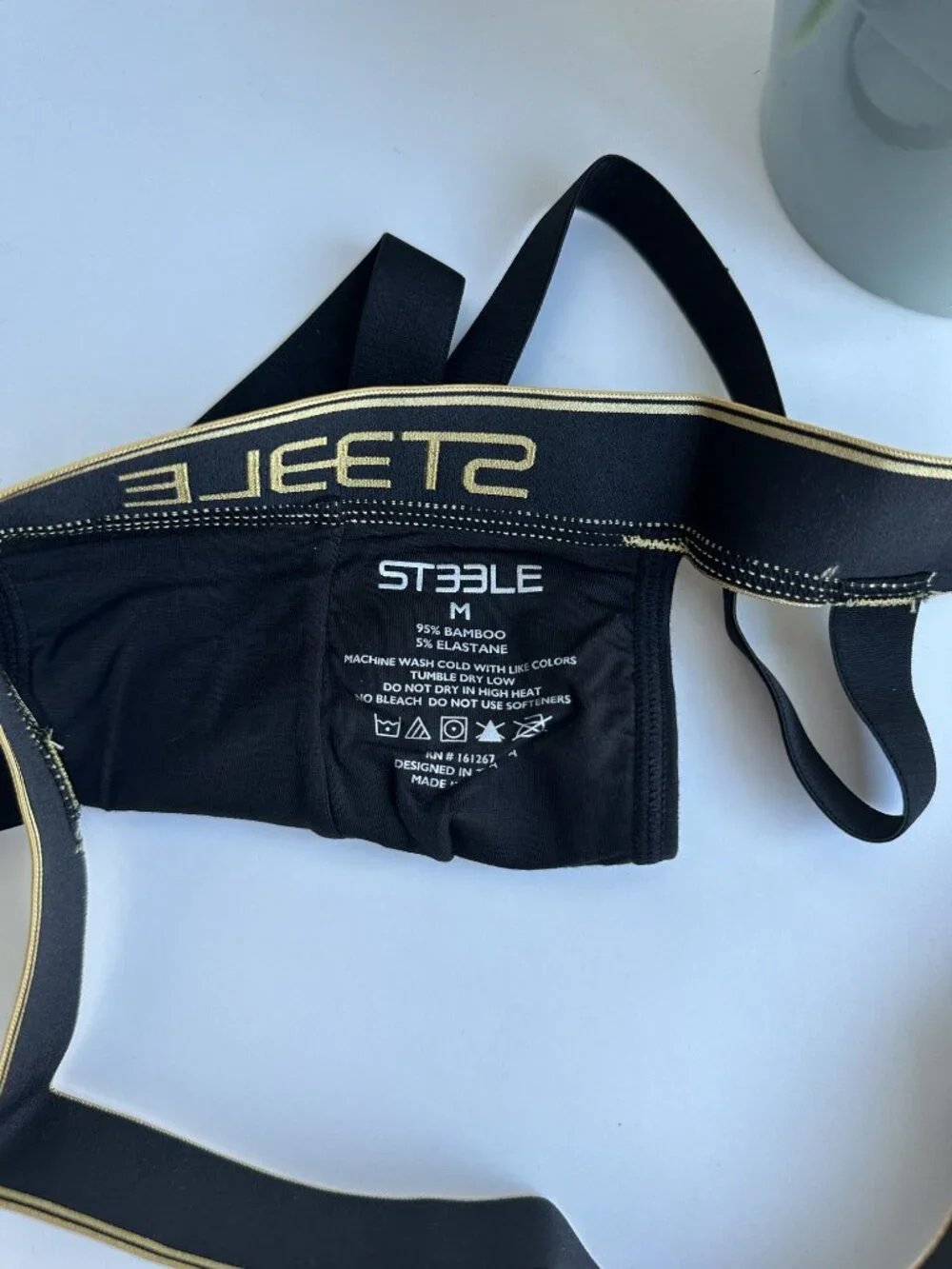 ST33LE - Bamboo Jockstrap - Black (M)